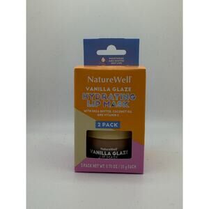 NEW - Naturewell Vanilla Glazed Hydrating Lip Mask 2 pack